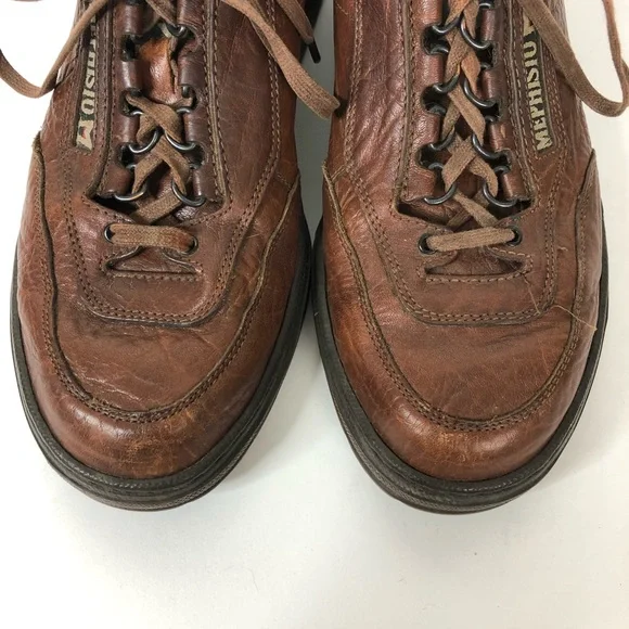 Memphisto Match Oxford Leather Walking Shoes - Picture 3 of 9